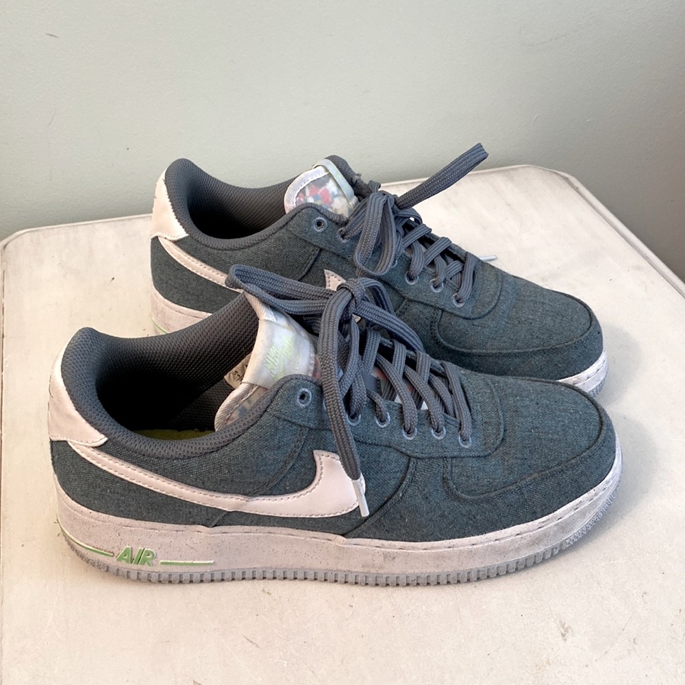 Nike Air Force  1 Low 07 Recycled Canvas Ozone Blue shoes